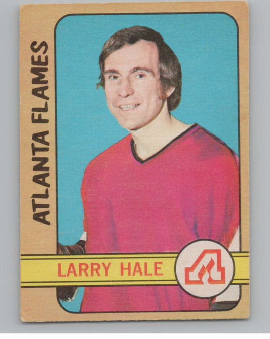 1972-73 O-Pee-Chee #53 Larry Hale  RC Rookie Atlanta Flames  V99381 Image 1