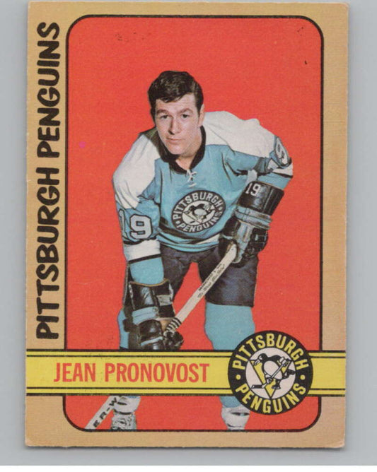 1972-73 O-Pee-Chee #64 Jean Pronovost  Pittsburgh Penguins  V99401 Image 1
