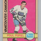 1972-73 O-Pee-Chee #67 Poul Popiel  Vancouver Canucks  V99404 Image 1