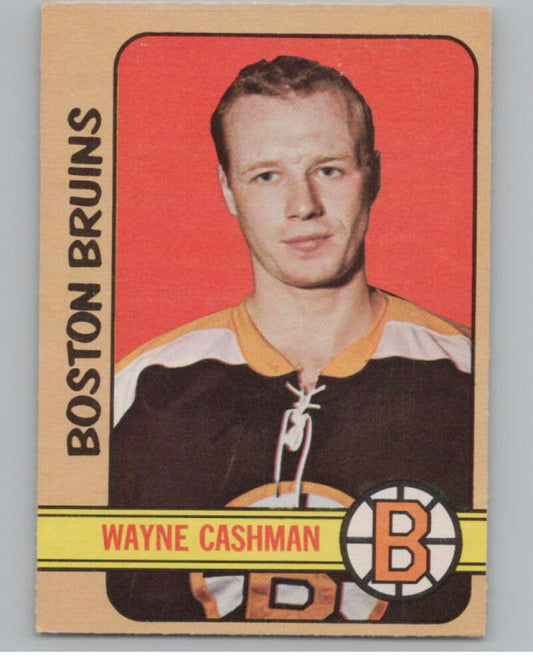 1972-73 O-Pee-Chee #68 Wayne Cashman  Boston Bruins  V99406 Image 1
