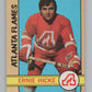 1972-73 O-Pee-Chee #72 Ernie Hicke  Atlanta Flames  V99413 Image 1