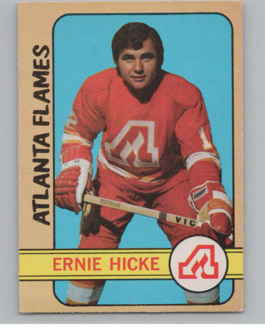 1972-73 O-Pee-Chee #72 Ernie Hicke  Atlanta Flames  V99413 Image 1
