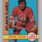 1972-73 O-Pee-Chee #72 Ernie Hicke  Atlanta Flames  V99414 Image 1