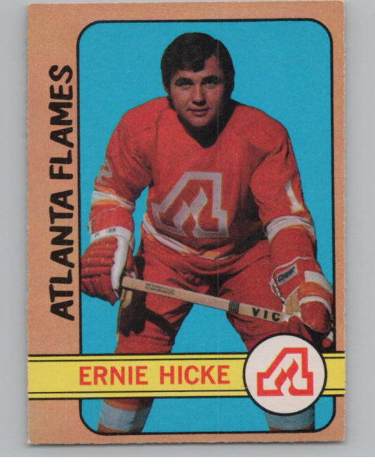 1972-73 O-Pee-Chee #72 Ernie Hicke  Atlanta Flames  V99414 Image 1