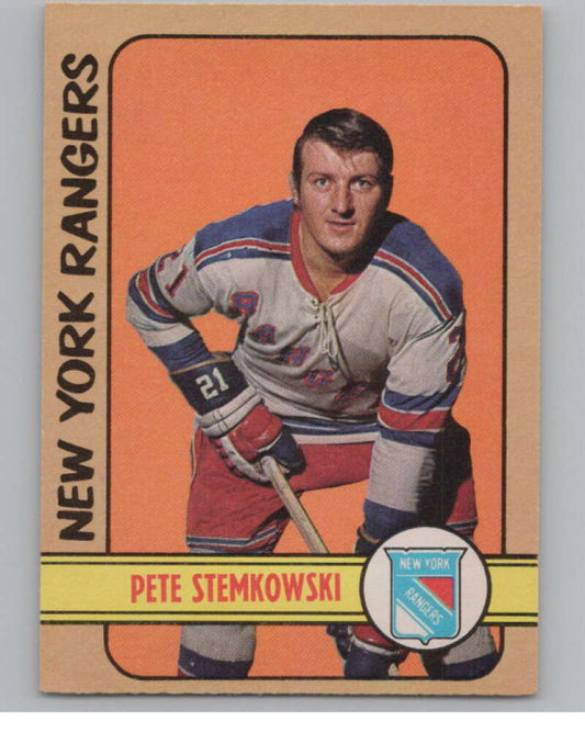1972-73 O-Pee-Chee #78 Pete Stemkowski  New York Rangers  V99424 Image 1
