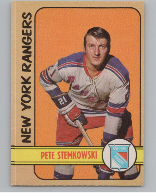 1972-73 O-Pee-Chee #78 Pete Stemkowski  New York Rangers  V99425 Image 1