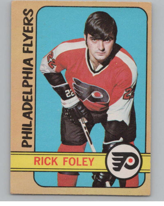 1972-73 O-Pee-Chee #80 Rick Foley  RC Rookie Philadelphia Flyers  V99431 Image 1