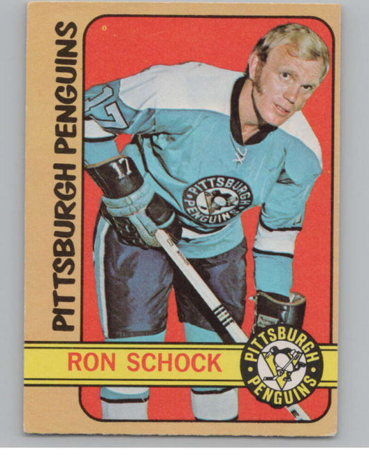 1972-73 O-Pee-Chee #81 Ron Schock  Pittsburgh Penguins  V99432 Image 1