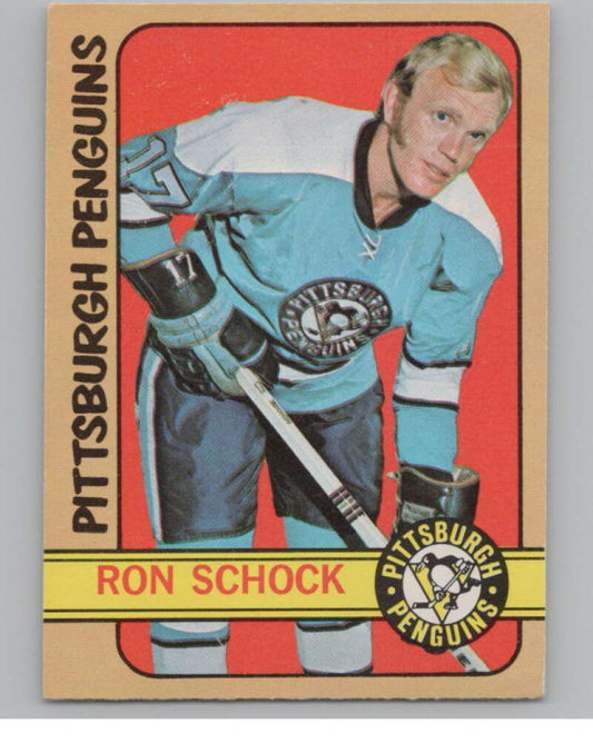 1972-73 O-Pee-Chee #81 Ron Schock  Pittsburgh Penguins  V99433 Image 1