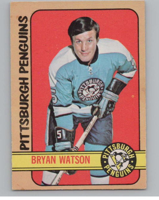 1972-73 O-Pee-Chee #90 Bryan Watson  Pittsburgh Penguins  V99448 Image 1