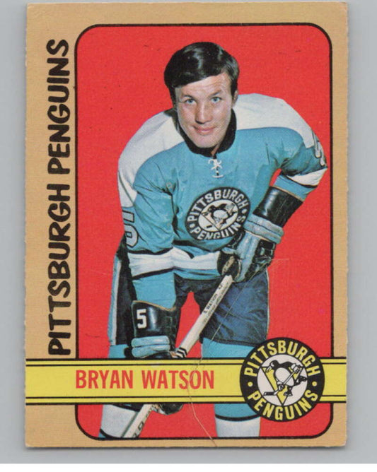 1972-73 O-Pee-Chee #90 Bryan Watson  Pittsburgh Penguins  V99449 Image 1