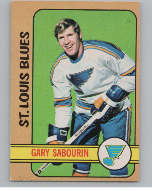 1972-73 O-Pee-Chee #91 Gary Sabourin  St. Louis Blues  V99450 Image 1
