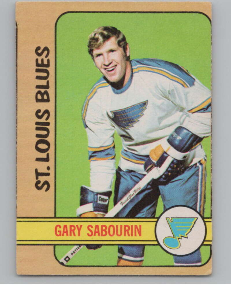 1972-73 O-Pee-Chee #91 Gary Sabourin  St. Louis Blues  V99451 Image 1