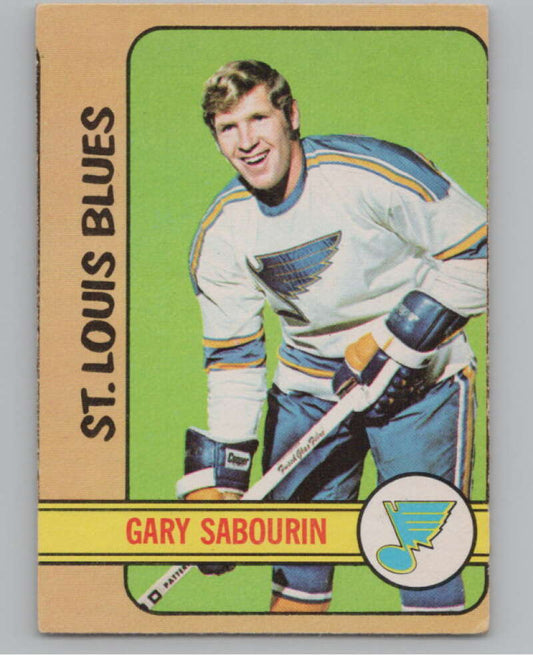 1972-73 O-Pee-Chee #91 Gary Sabourin  St. Louis Blues  V99451 Image 1