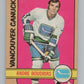 1972-73 O-Pee-Chee #93 Andre Boudrias  Vancouver Canucks  V99452 Image 1