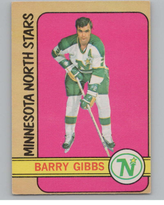 1972-73 O-Pee-Chee #101 Barry Gibbs  RC Rookie North Stars  V99465 Image 1
