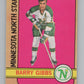 1972-73 O-Pee-Chee #101 Barry Gibbs  RC Rookie North Stars  V99467 Image 1