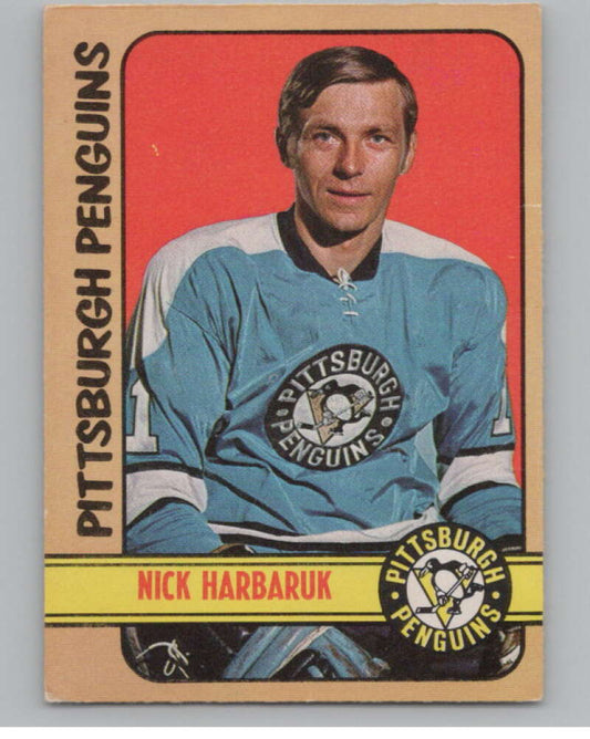 1972-73 O-Pee-Chee #106 Nick Harbaruk  Pittsburgh Penguins  V99472 Image 1