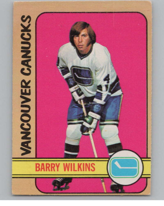 1972-73 O-Pee-Chee #109 Barry Wilkins  Vancouver Canucks  V99478 Image 1