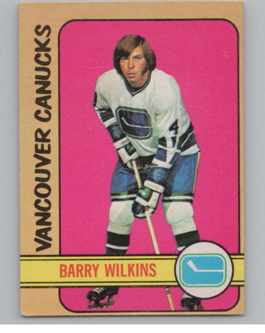 1972-73 O-Pee-Chee #109 Barry Wilkins  Vancouver Canucks  V99479 Image 1
