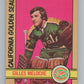 1972-73 O-Pee-Chee #112 Gilles Meloche  RC Rookie Golden Seals  V99481 Image 1