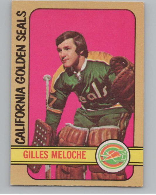 1972-73 O-Pee-Chee #112 Gilles Meloche  RC Rookie Golden Seals  V99481 Image 1