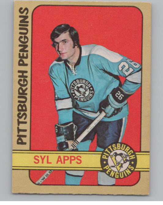 1972-73 O-Pee-Chee #115 Syl Apps Jr.  Pittsburgh Penguins  V99483 Image 1