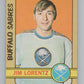 1972-73 O-Pee-Chee #116 Jim Lorentz  Buffalo Sabres  V99484 Image 1