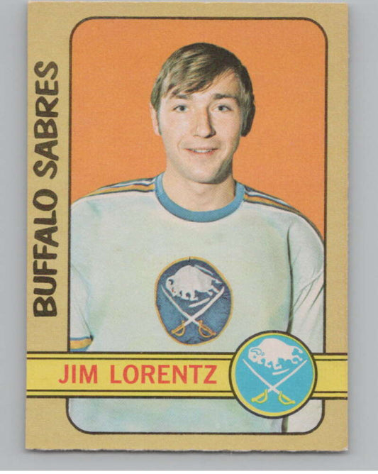 1972-73 O-Pee-Chee #116 Jim Lorentz  Buffalo Sabres  V99484 Image 1