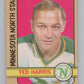 1972-73 O-Pee-Chee #118 Ted Harris  Minnesota North Stars  V99486 Image 1