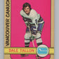 1972-73 O-Pee-Chee #121 Dale Tallon  Vancouver Canucks  V99491 Image 1
