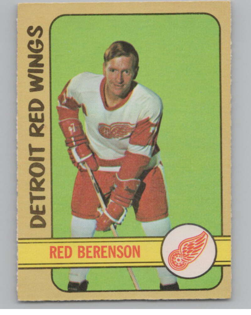 1972-73 O-Pee-Chee #123 Red Berenson  Detroit Red Wings  V99494 Image 1