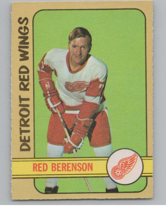 1972-73 O-Pee-Chee #123 Red Berenson  Detroit Red Wings  V99494 Image 1