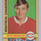 1972-73 O-Pee-Chee #124 Pete Mahovlich  Montreal Canadiens  V99495 Image 1