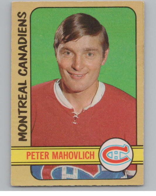 1972-73 O-Pee-Chee #124 Pete Mahovlich  Montreal Canadiens  V99495 Image 1
