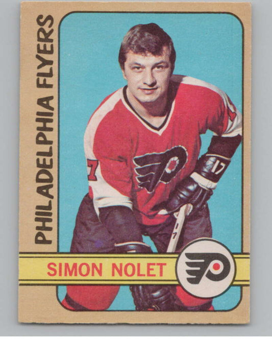 1972-73 O-Pee-Chee #125 Simon Nolet  Philadelphia Flyers  V99497 Image 1