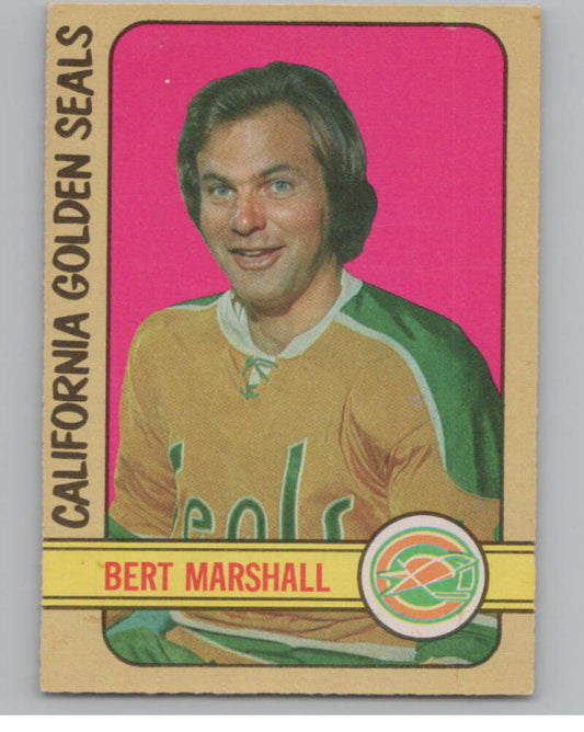 1972-73 O-Pee-Chee #130 Bert Marshall  California Golden Seals  V99500 Image 1