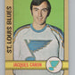 1972-73 O-Pee-Chee #140 Jacques Caron  RC Rookie St. Louis Blues  V99506 Image 1