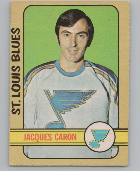 1972-73 O-Pee-Chee #140 Jacques Caron  RC Rookie St. Louis Blues  V99507 Image 1