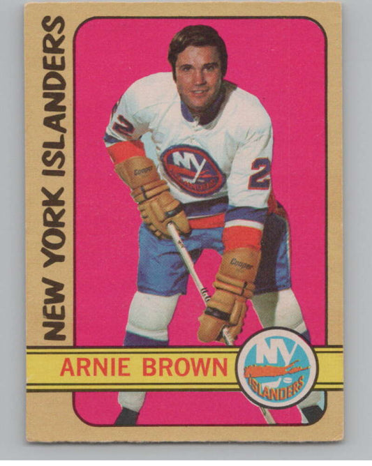 1972-73 O-Pee-Chee #144 Arnie Brown  New York Islanders  V99511 Image 1