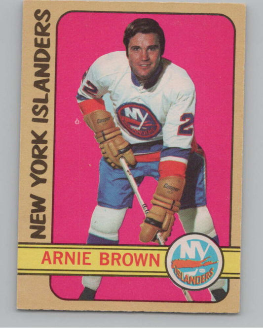1972-73 O-Pee-Chee #144 Arnie Brown  New York Islanders  V99512 Image 1