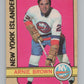 1972-73 O-Pee-Chee #144 Arnie Brown  New York Islanders  V99513 Image 1