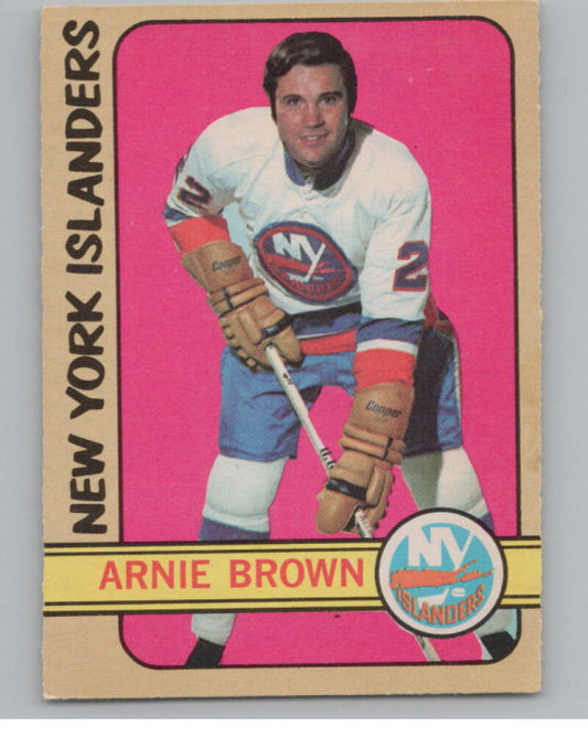 1972-73 O-Pee-Chee #144 Arnie Brown  New York Islanders  V99513 Image 1
