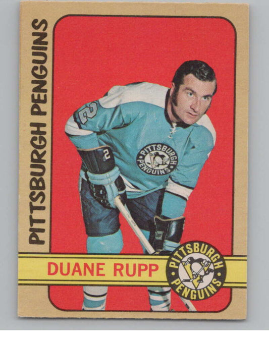 1972-73 O-Pee-Chee #154 Duane Rupp  Pittsburgh Penguins  V99526 Image 1