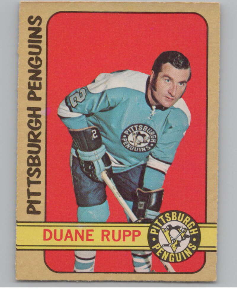 1972-73 O-Pee-Chee #154 Duane Rupp  Pittsburgh Penguins  V99527 Image 1