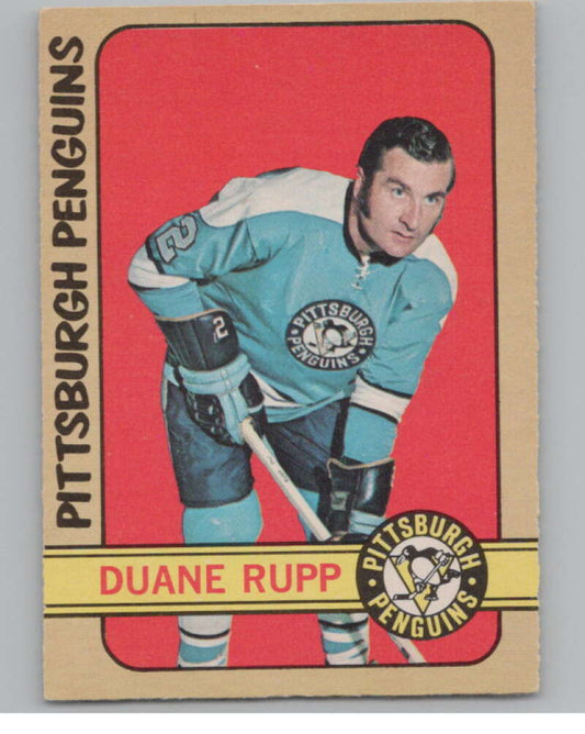 1972-73 O-Pee-Chee #154 Duane Rupp  Pittsburgh Penguins  V99528 Image 1