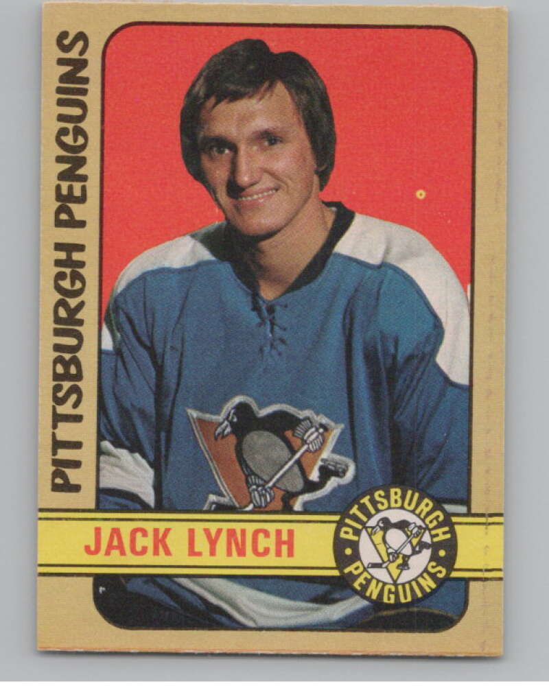 1972-73 O-Pee-Chee #160 Jack Lynch  RC Rookie Pittsburgh Penguins  V99536 Image 1