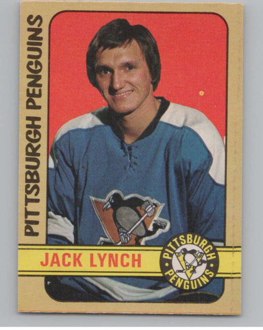 1972-73 O-Pee-Chee #160 Jack Lynch  RC Rookie Pittsburgh Penguins  V99536 Image 1