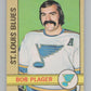 1972-73 O-Pee-Chee #161 Bob Plager  St. Louis Blues  V99537 Image 1