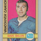 1972-73 O-Pee-Chee #162 Dave Balon Vancouver Canucks  V99538 Image 1